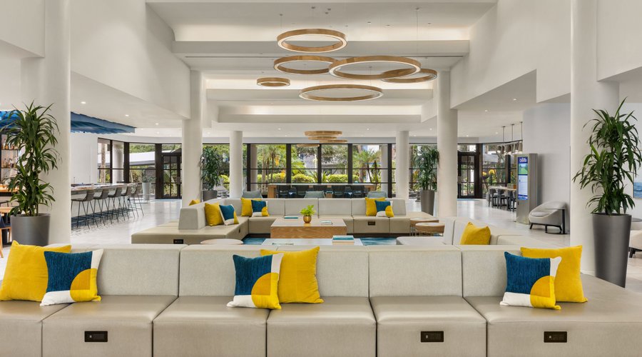 Newly renovated lobby
