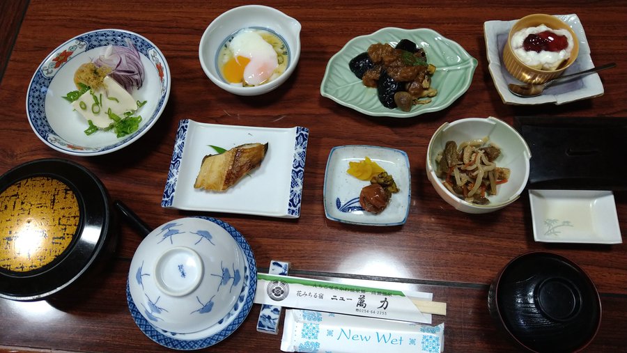 美味しい朝食でした。デザートもついていました。