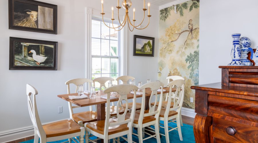 Intimate private dining room for up to 8 