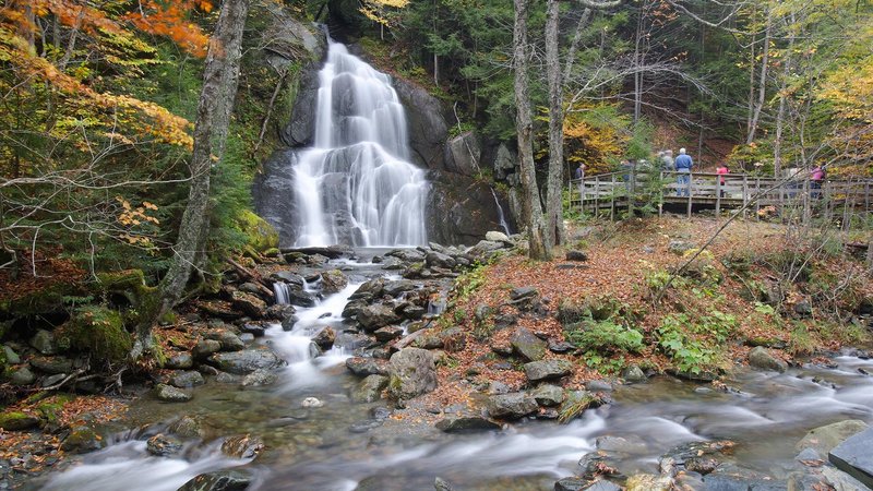 Moss Glen Falls in the fall