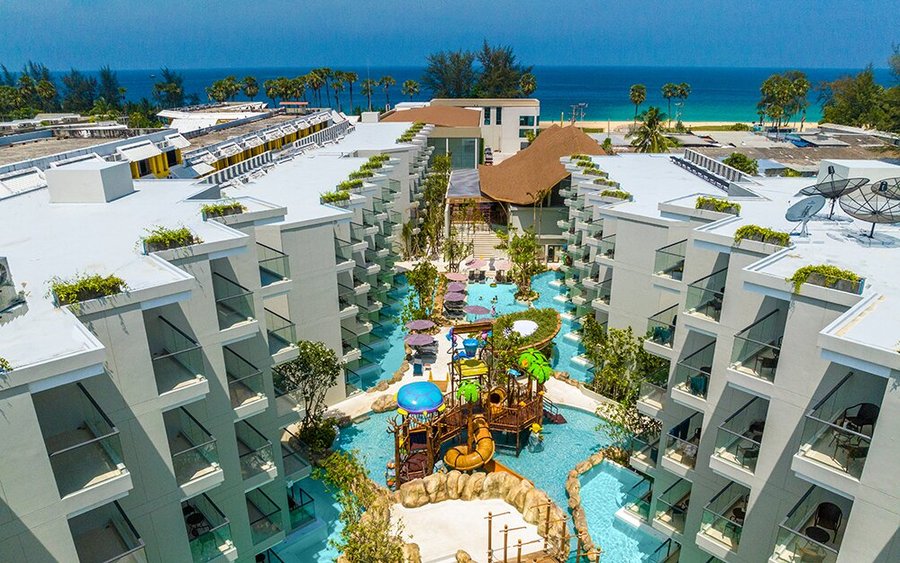 Discover paradise at our modern hotel nestled amidst lush greenery, offering a serene escape by the sea. Immerse yourself in our inviting pool, seamlessly accessible from the ground floor, complete with a trendy pool bar. Enjoy stunning sea views and convenience with a road connecting us to the shore. Experience relaxation, luxury, and nature's beauty in one exquisite destination.