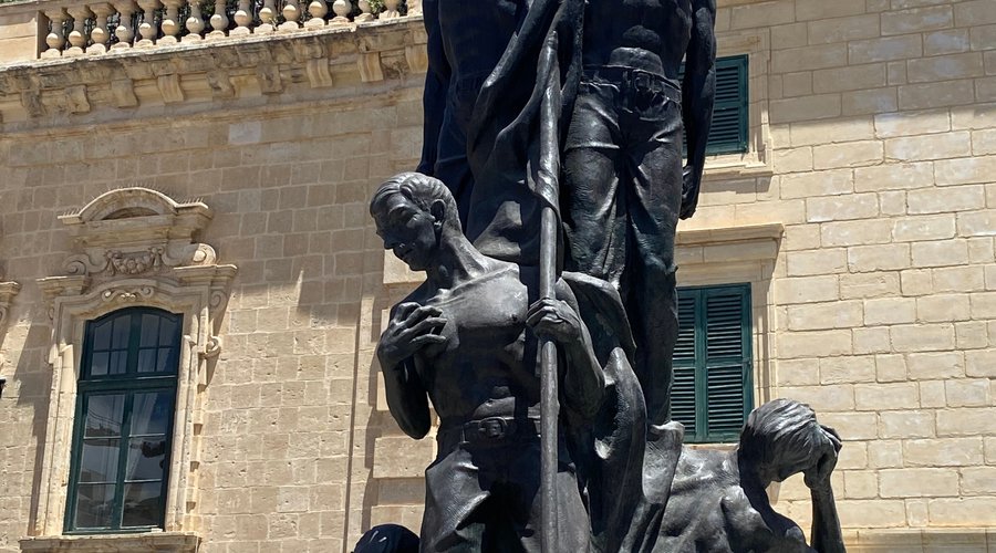 The monument remembering the fallen on the 7th of June 1919 