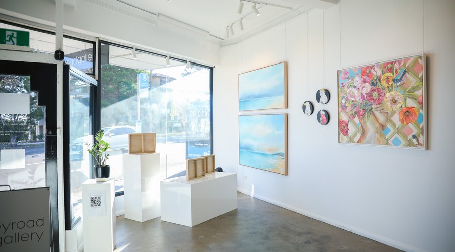 Small suitcase worthy artworks and larger pieces that will be shipped to your door as you arrive home from your travels.