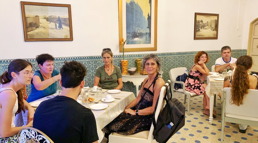 Guests at The Courtyard 