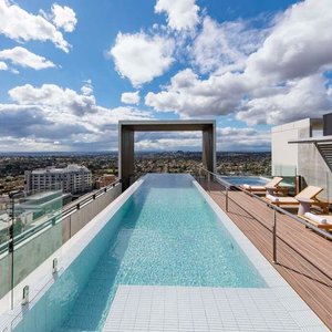 View of outdoor pool