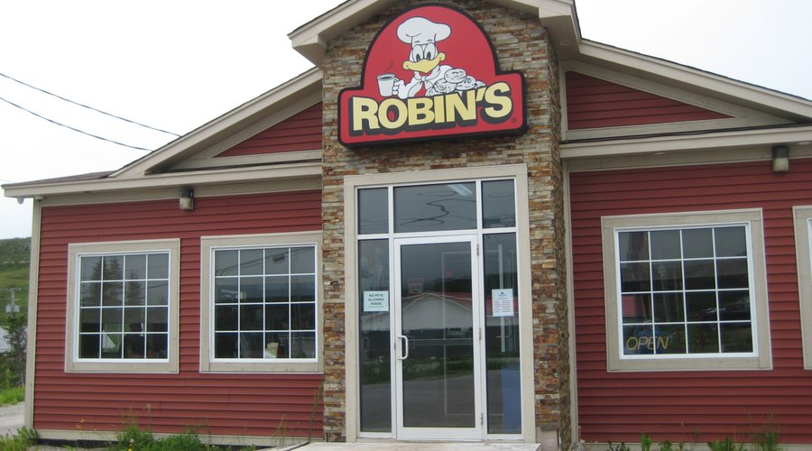 Robin's Donuts in L'anse au Clair. Great stop for a quick meal.