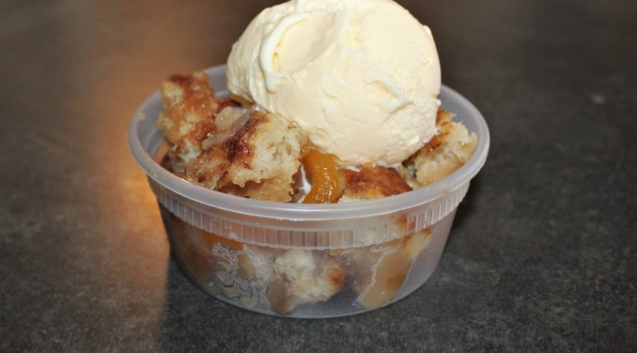 Southern Peach Cobbler – Light and Tender Pastry with Sweet and Slightly Tart Peaches.