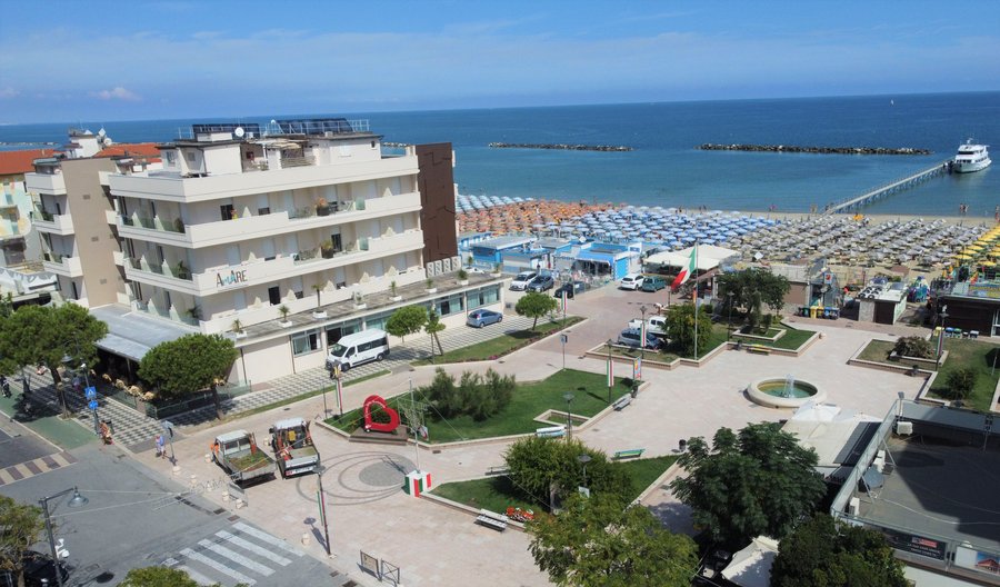 Veduta esterna dell'hotel 