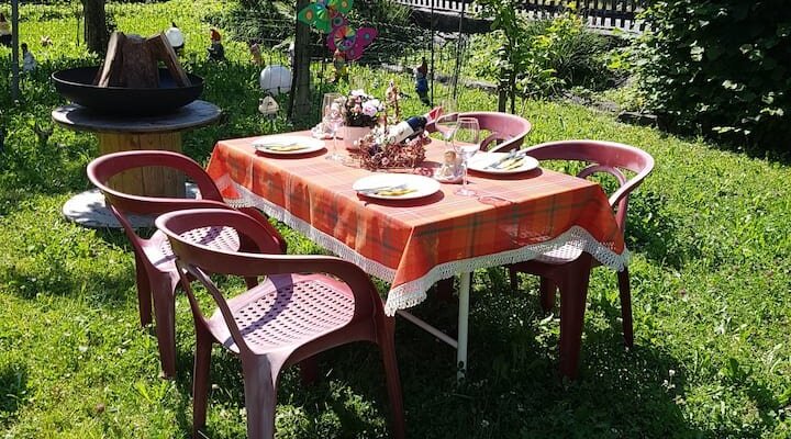Garten mit Grll