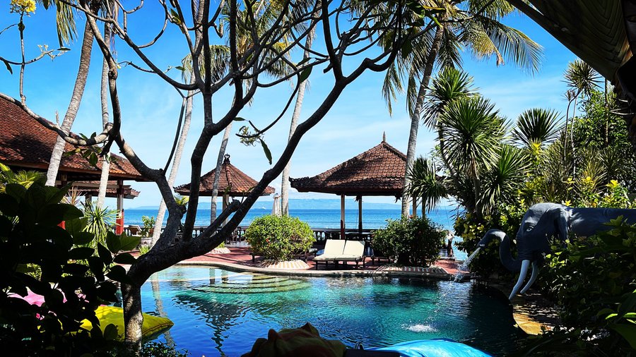 Pool and ocean view 