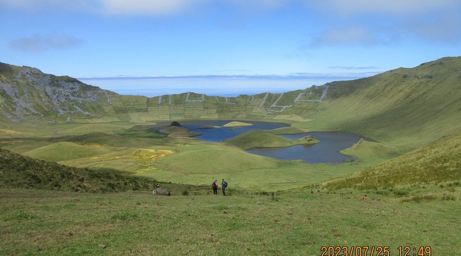 The caldera.