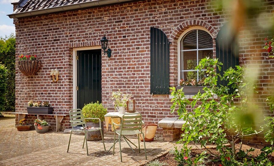 1 van 2 terrassen  cottage de kleine Berckt (2-4 personen)