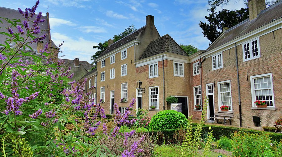 Begijnhof at the Catharinastraat 29, Breda, Holland. August 2023