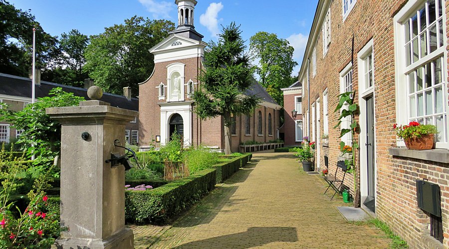 Begijnhof at the Catharinastraat 29, Breda, Holland. August 2023