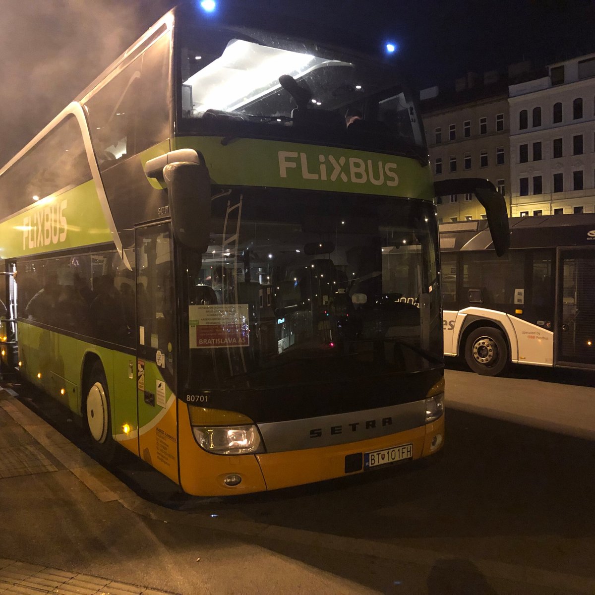 Автобусы Flixbus Прага Вена