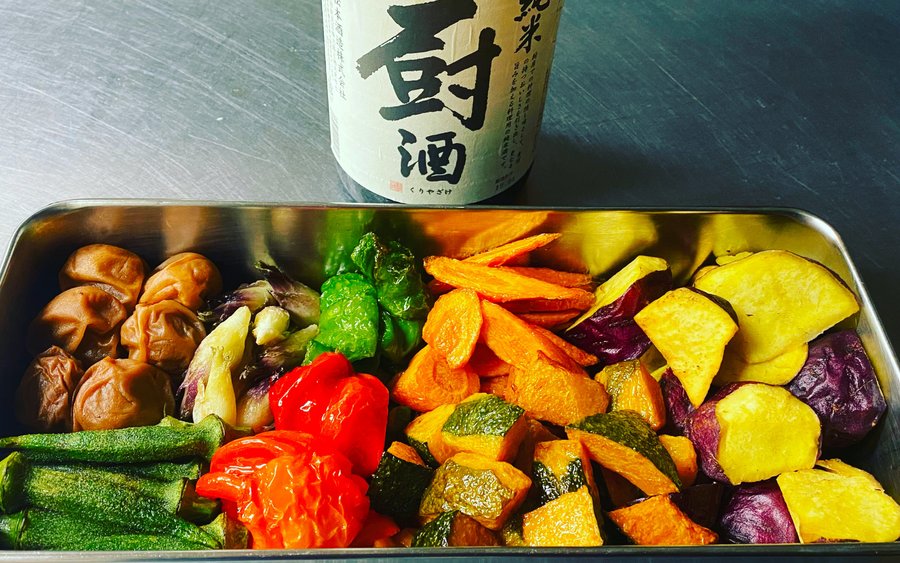 信州の食材を使った「揚げひたし」