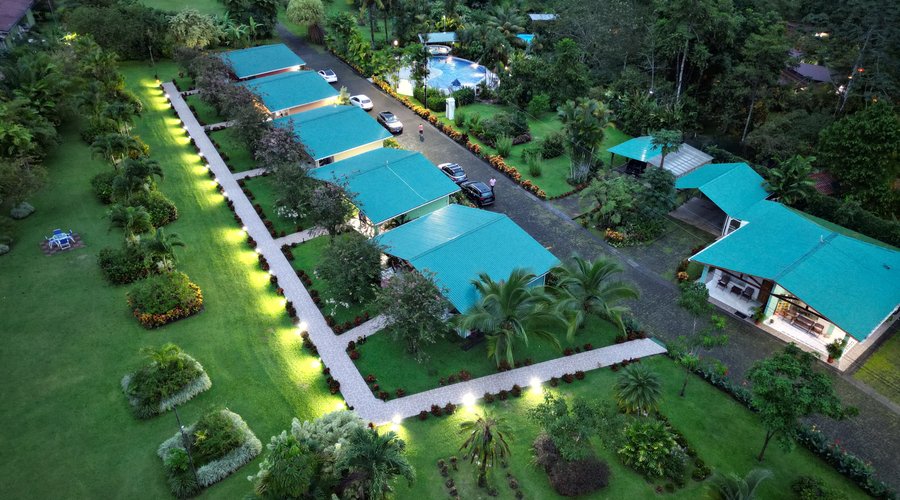 Villas Vilma at sundown