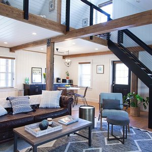 The Lodge's spacious first floor.  