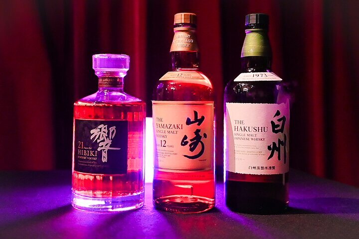 2024 4 famous types of whiskys Yamazaki Hibiki Hakushu and Chita