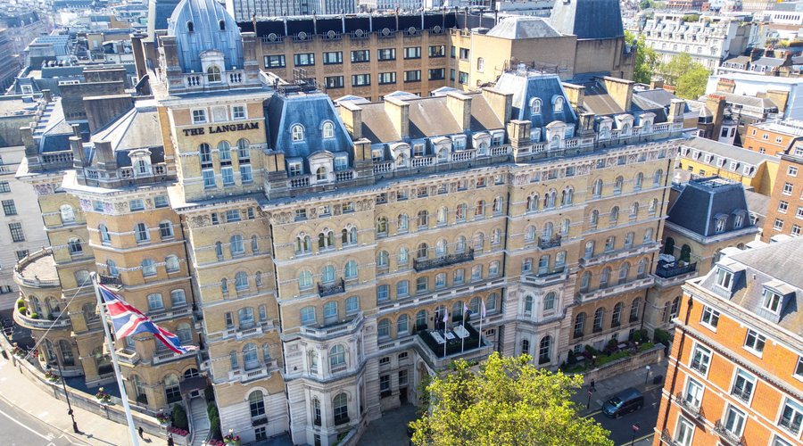 Birdseye View of The Langham, London