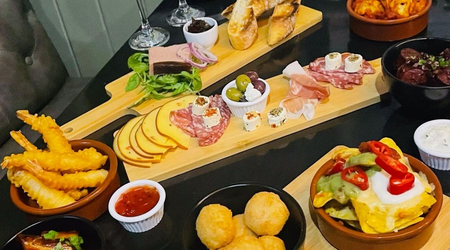 New Year's Eve tapas.