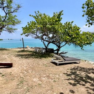 Bahía de la isla Aguazala.