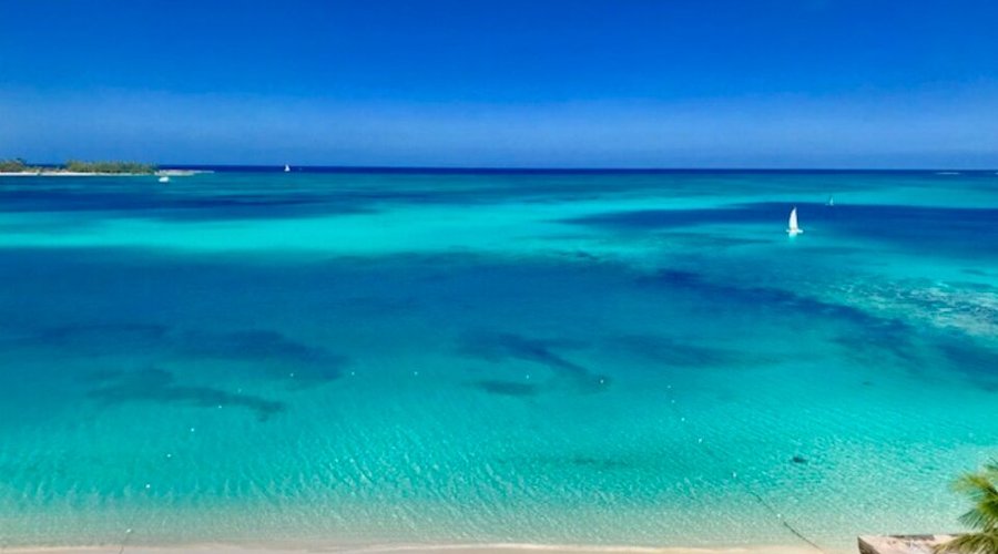 Stunning colors of the  Caribbean 
