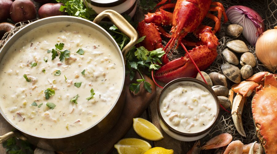 Our famous New England Clam Chowder!