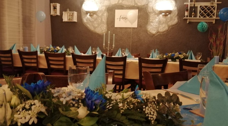 Ob einfach zum Essen kommen oder kleine Feier. 
