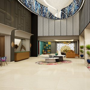 Grand Mercure Agra Lobby.