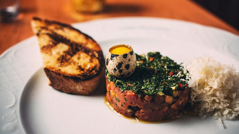 Beef Tartare at Cherry Circle Room