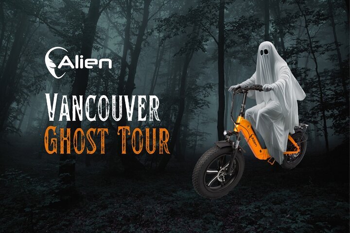 2024 2 Hour e Bike Ghost Tour in Downtown Vancouver