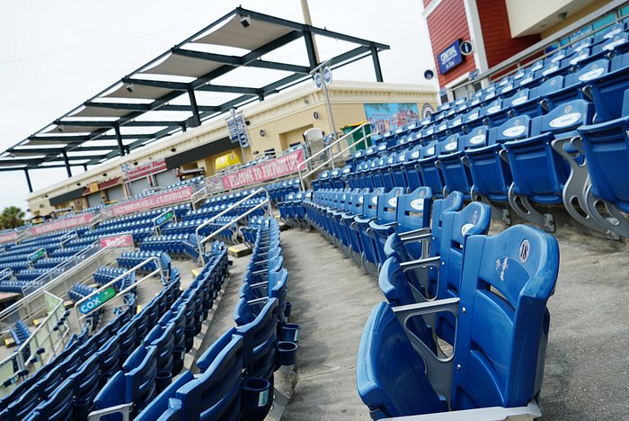 view of infield from seat - Picture of Blue Wahoos Ballpark, Pensacola -  Tripadvisor