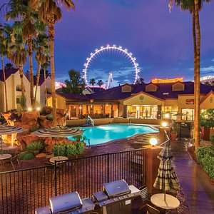 all inclusive round trip to las vegas Take a ride on the High Roller Observation Wheel