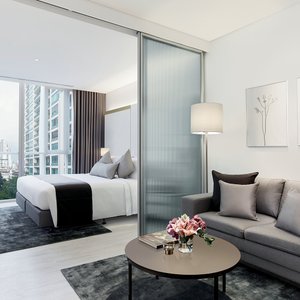 Living Room of One Bedroom Deluxe
