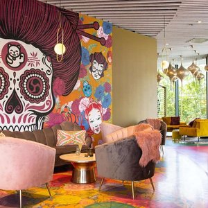 nhow Amsterdam Rai bar sitting area