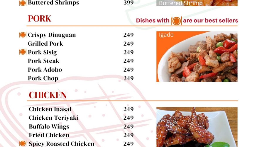 Menu page 3