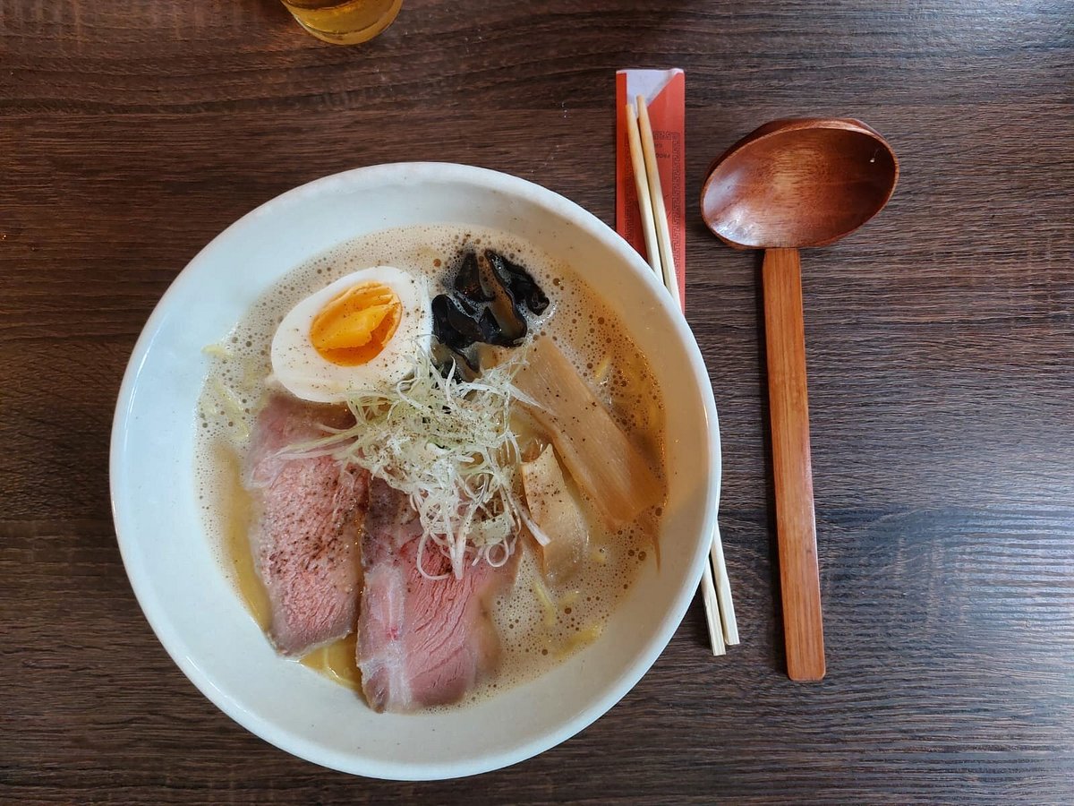 Ramen tradicional. El caldo estaba buenísimo.