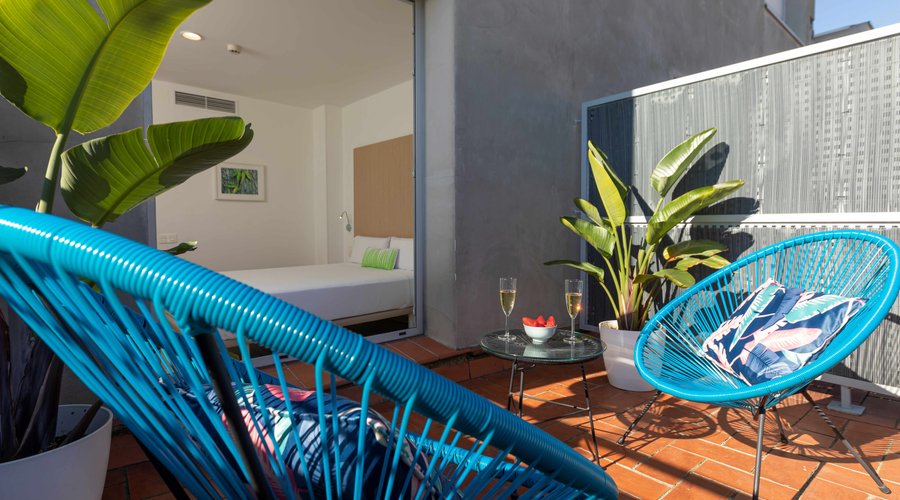 Habitación con terraza