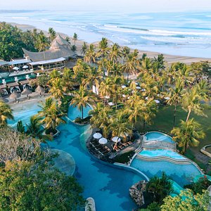 Expansive grounds, a white sandy beach, and panoramic ocean views are the setting for a relaxing holiday in the most beautiful surroundings.

Located Beachfront on Legian surrounded by tropical gardens, the resort is truly a paradise destination.