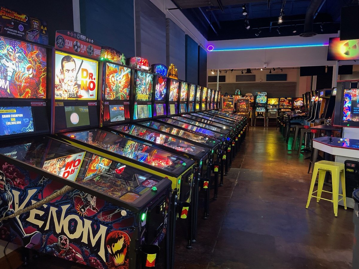 Where to Play Pinball in South Carolina Near Me