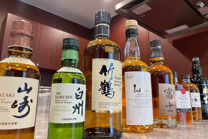 2024 10 Japanese Whisky tasting with Yamazaki Hakushu and Taketsuru