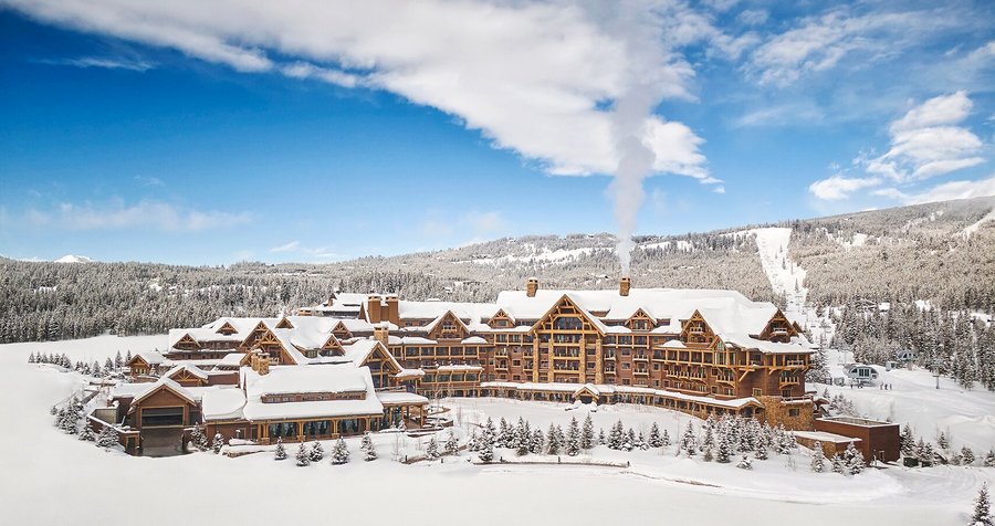 Winter at Montage Big Sky. 