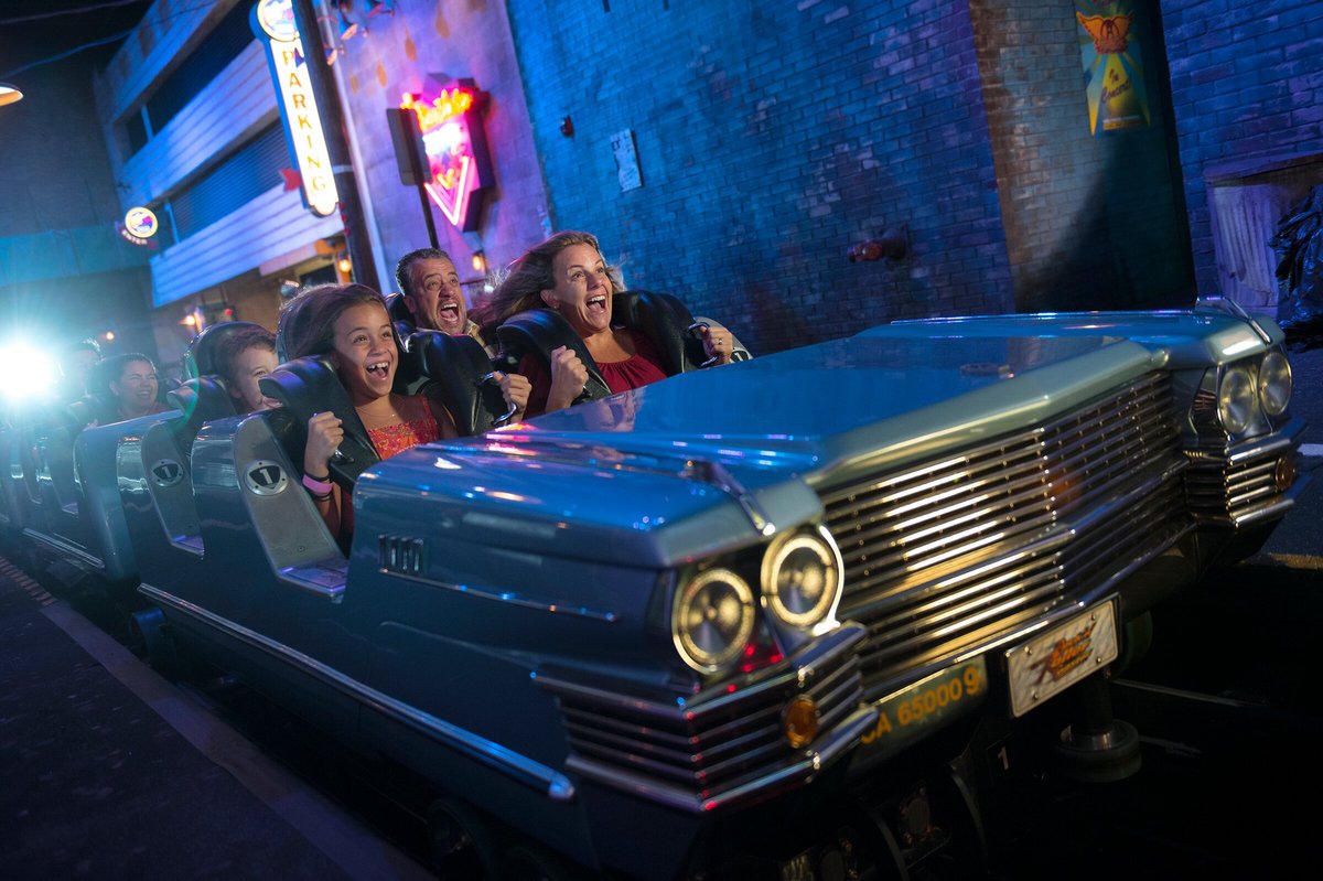 Rock n Roller Coaster starring Aerosmith ride Hollywood Studios, Walt  Disney World Theme Park, Orlando, Florida, USA Stock Photo - Alamy