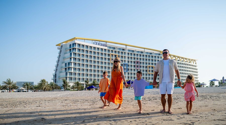 Family at the Beach.
