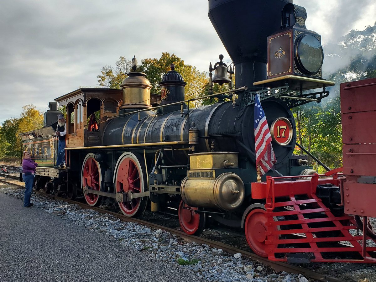 Northern Central Railway excursion train rolls through the borough of  Railroad