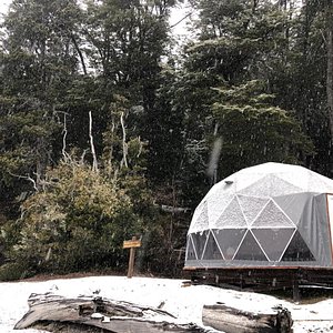 Invierno / Winter Glamping Folk Camp - Puerto Piedras Blancas - Isla Victoria