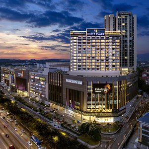 Hyatt Place Johor Bahru Paradigm Mall Sunset Exterior 