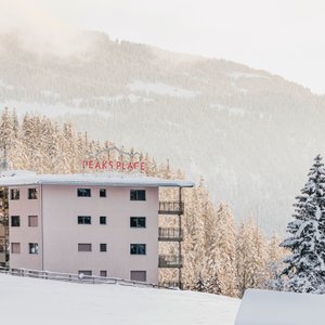 Peaks Place Laax im Winter