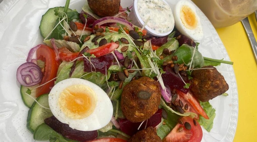 Vegetarian Falafel Salad platter